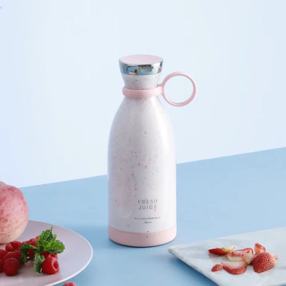 Fruit Mixer Cup Fresh Juice Bottle Rechargeable Smoothies Shakes Maker Mini Fast Portable Blender 2022 for Gym