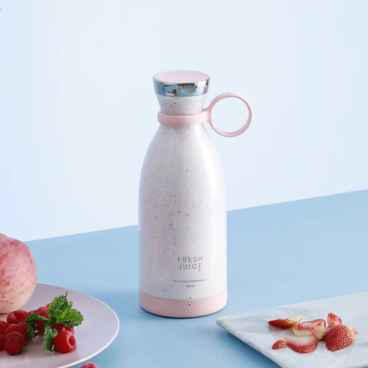 Fruit Mixer Cup Fresh Juice Bottle Rechargeable Smoothies Shakes Maker Mini Fast Portable Blender 2022 for Gym